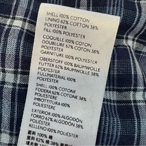 Anthropologie Pilcro Quilted Denim Kimono Jacket Oversized Pockets Boho XS - Picture 8 of 9